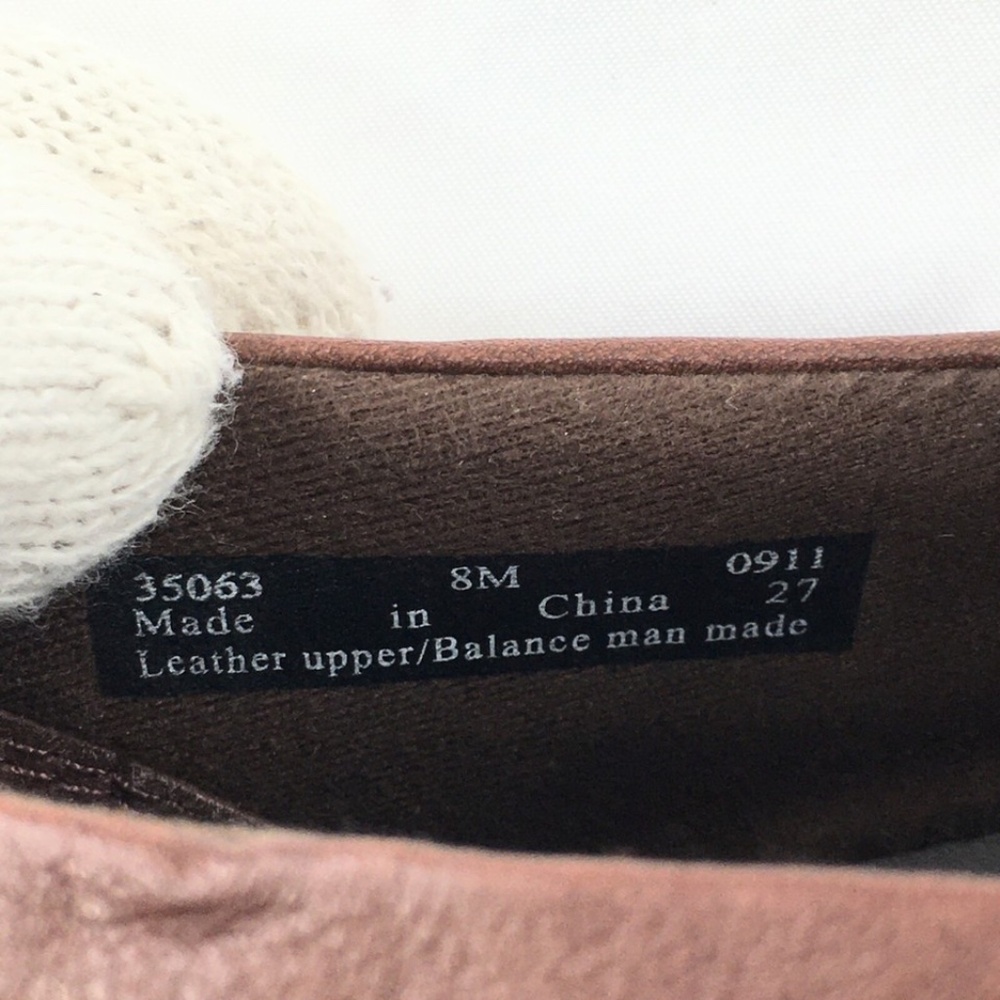 Clarks Womens Shoes 35063 Bendables Brown Leather Clogs W/Button Decor Sz 8M - Picture 7 of 9